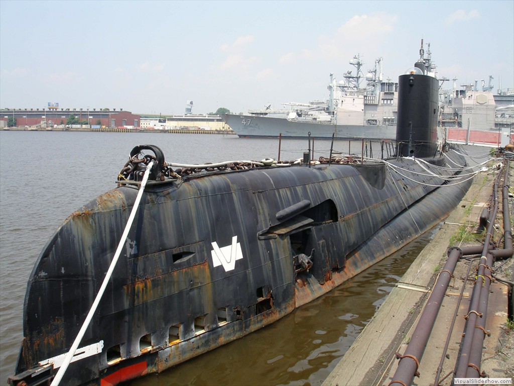 USS Trout (SS-566) At Philadelphia 2002